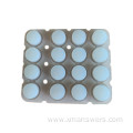 Custom 4x4 Transparent Silicone Rubber Keypad